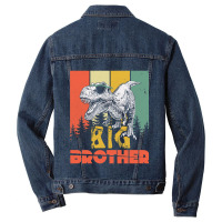 Big Brother Trex Dinosaur Men Denim Jacket | Artistshot