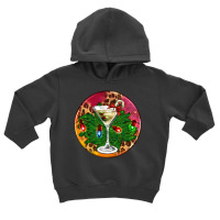 Christmas Martini Toddler Hoodie | Artistshot