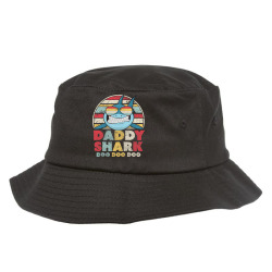 daddy shark shirt, gift for dad t shirt Bucket Hat | Artistshot