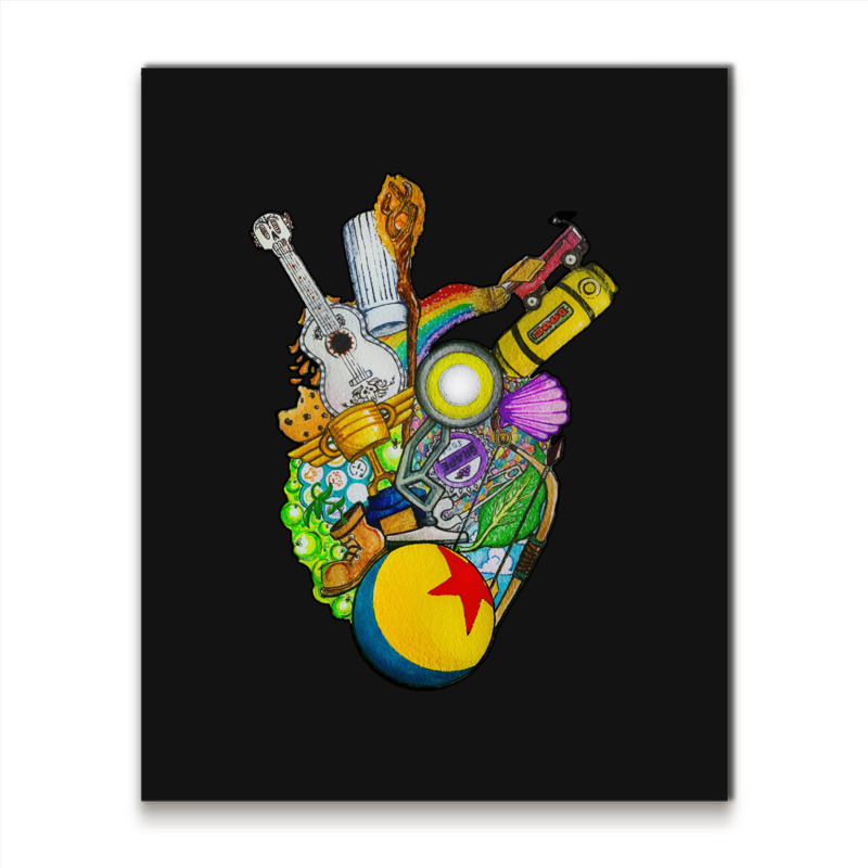 Luxo Human Heart Metal Print Vertical | Artistshot