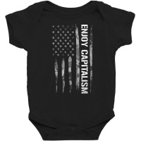 Conservative Enjoy Capitalism   American Flag T Shirt Baby Bodysuit | Artistshot