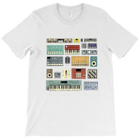 Electronic Musician Synthesizers And Drum Machine Dj T-shirt | Artistshot