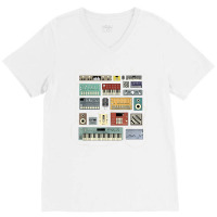 Electronic Musician Synthesizers And Drum Machine Dj V-neck Tee | Artistshot