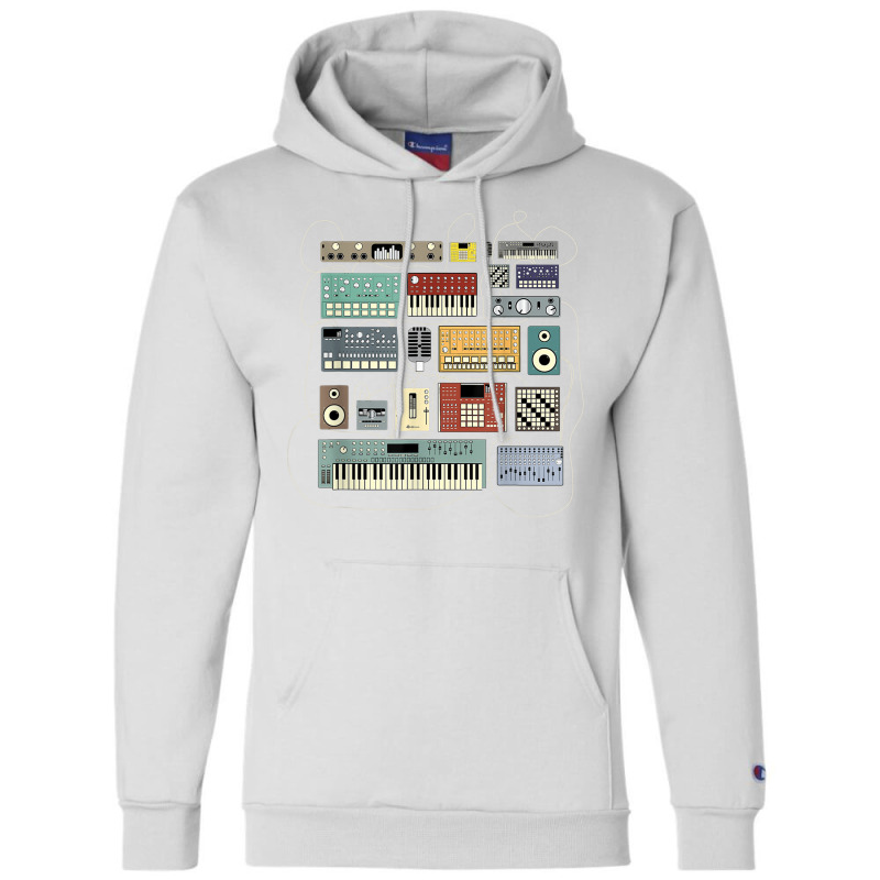 Electronic Musician Synthesizers And Drum Machine Dj Champion Hoodie | Artistshot