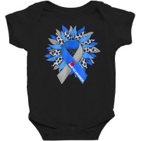 Diabetes Sunflower Type T1d T2d Diabetic Diabetes Awareness T Shirt Baby Bodysuit | Artistshot