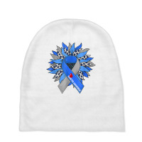 Diabetes Sunflower Type T1d T2d Diabetic Diabetes Awareness T Shirt Baby Beanies | Artistshot