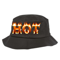 Message Hot 3dtext Provocative Messages Bucket Hat | Artistshot