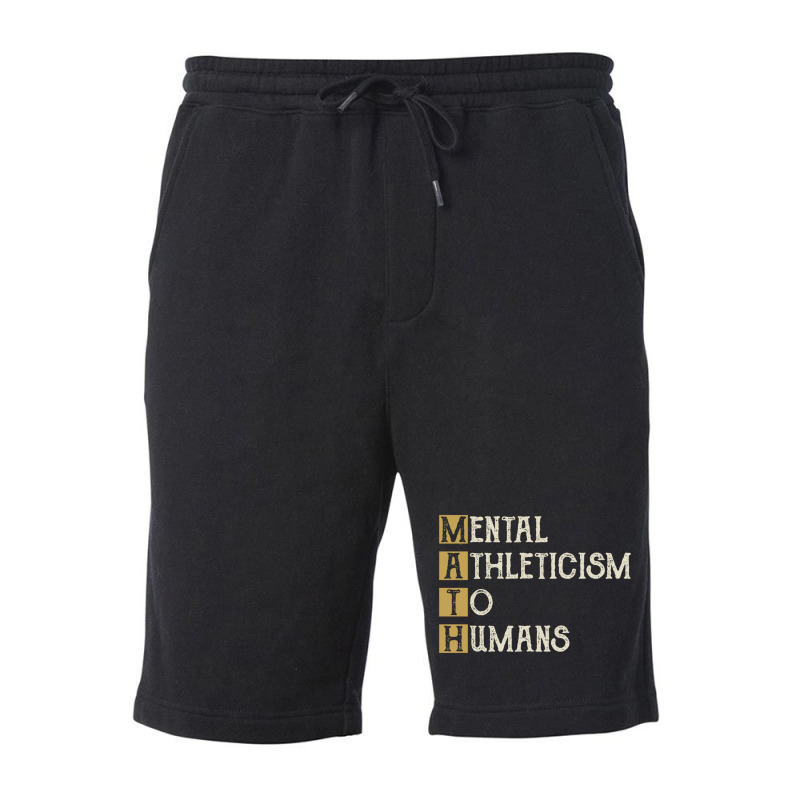 Math Allow Thinking To Happen  Funny Mathematics Fleece Short | Artistshot