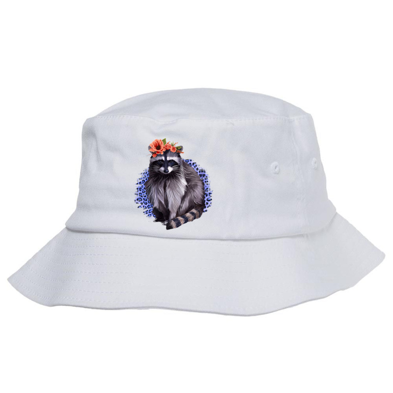 Sensational Classy But A Little Thrashy Racoon with Bucket Hat by Artistshot