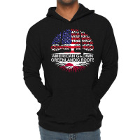 Usa & Greenland Flags Tee American Grown Greenlandic Roots T Shirt Lightweight Hoodie | Artistshot