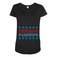 Chicago Parsnips Maternity Scoop Neck T-shirt | Artistshot