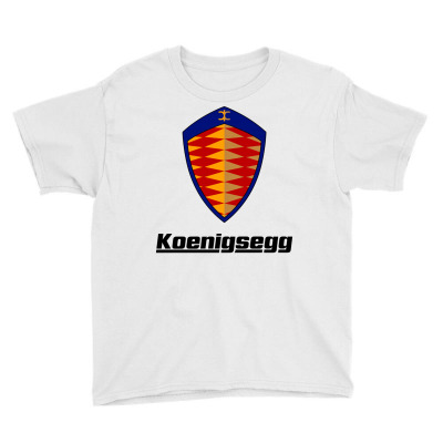 Koenigsegg Logo Youth Tee Designed By Animestars
