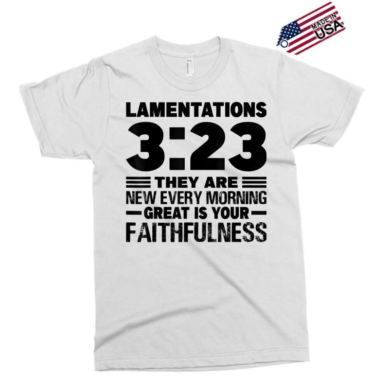 Lamentations 323 They Are New Every Morning T Shirt Exclusive T-shirt by beckiguralk28 | Artistshot