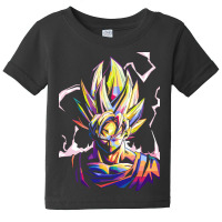 Son Goku Pop Art Baby Tee | Artistshot