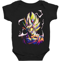 Son Goku Pop Art Baby Bodysuit | Artistshot