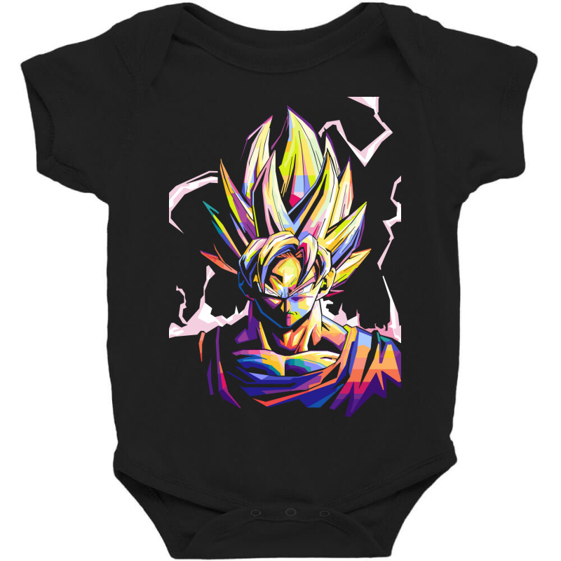 Son Goku Pop Art Baby Bodysuit by maftuhi | Artistshot