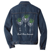 Mental Illness Awareness Faith Hope Love Dandelion T Shirt Men Denim Jacket | Artistshot