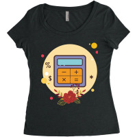 Calculator Flask In Autumn Women's Triblend Scoop T-shirt | Artistshot