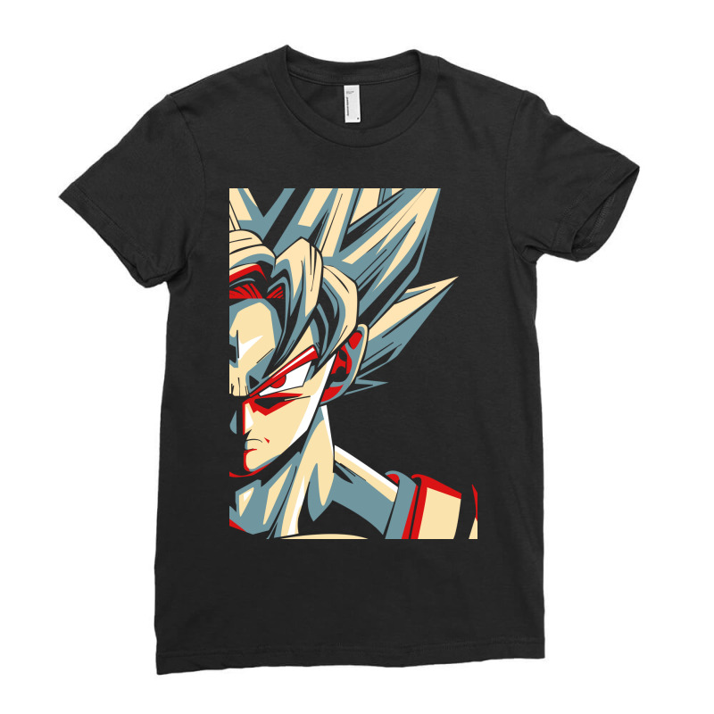 Goku Hope Style Ladies Fitted T-Shirt by maftuhi | Artistshot