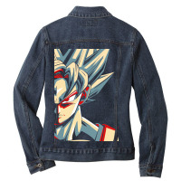 Goku Hope Style Ladies Denim Jacket | Artistshot