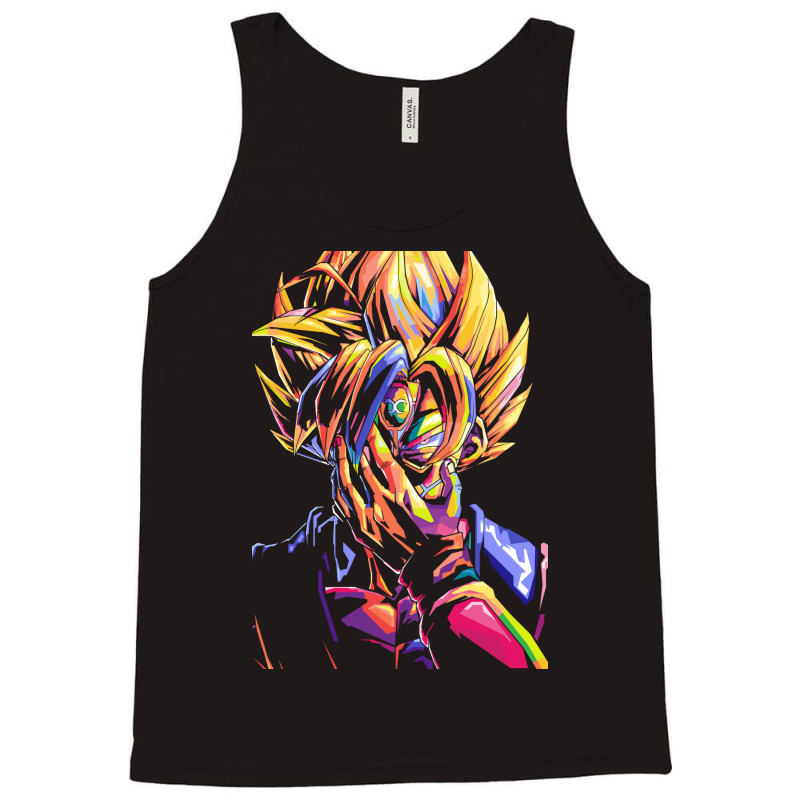 Goku Mask Tank Top by maftuhi | Artistshot