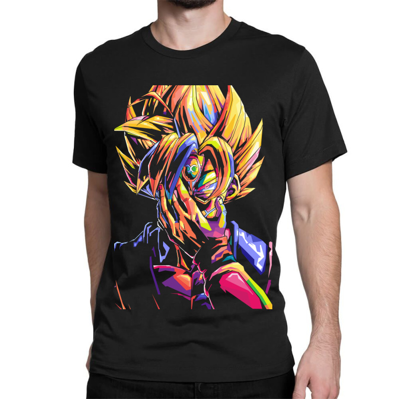 Goku Mask Classic T-shirt by maftuhi | Artistshot