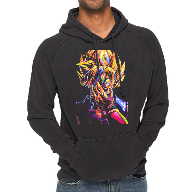 Goku Mask Vintage Hoodie by maftuhi | Artistshot