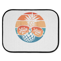 Pineapple Sunglasses Retro Hilton Head Vintage Carolina T Shirt Rear Car Mat | Artistshot