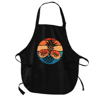 Pineapple Sunglasses Retro Hilton Head Vintage Carolina T Shirt Medium-length Apron | Artistshot