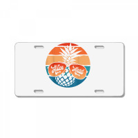 Pineapple Sunglasses Retro Hilton Head Vintage Carolina T Shirt License Plate | Artistshot