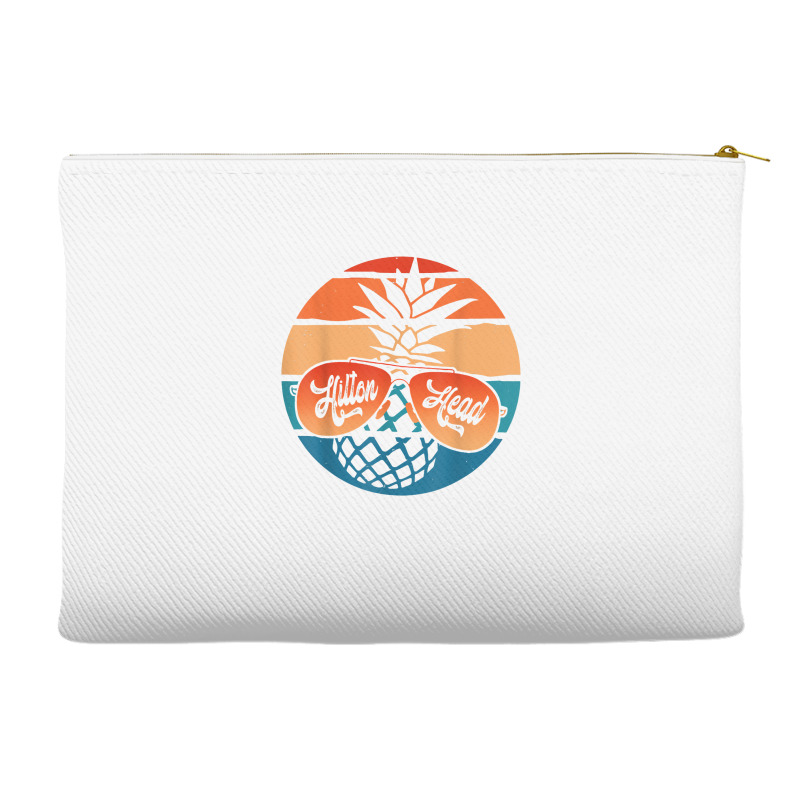 Pineapple Sunglasses Retro Hilton Head Vintage Carolina T Shirt Accessory Pouches | Artistshot