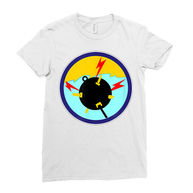 Uss Minesweeper T Shirt Ladies Fitted T-Shirt by tzecluco | Artistshot