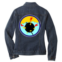 Uss Minesweeper T Shirt Ladies Denim Jacket | Artistshot