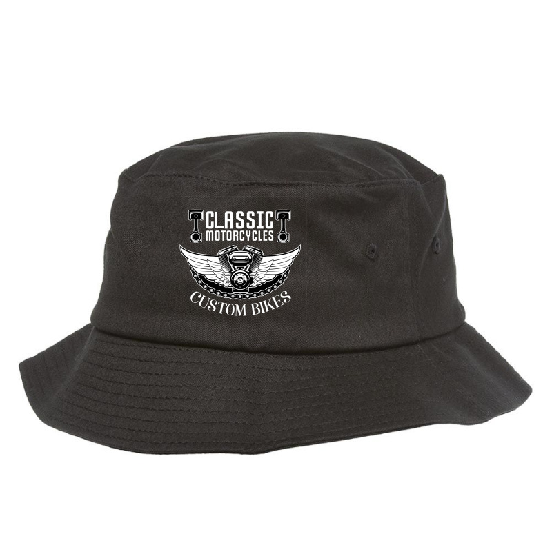 American Motorcycle Tshirts Custom Classic Racing Bucket Hat | Artistshot