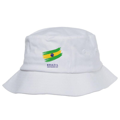 Flags Brazil Independence Day Flags And Symbols Bucket Hat Designed By Arnaldo Da Silva Tagarro