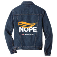 Anti Trump, Biden 2020, Trump Nope, Trump No, Humorous T Shirt Men Denim Jacket | Artistshot