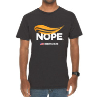 Anti Trump, Biden 2020, Trump Nope, Trump No, Humorous T Shirt Vintage T-shirt | Artistshot