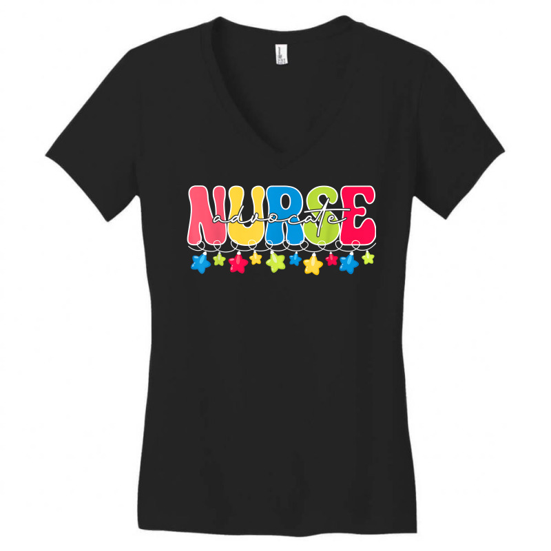 Christmas Advocate Nurse Gifts For Nursing Student T Shirt Women's V-neck T-shirt | Artistshot