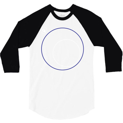 Outside Circle 3/4 Sleeve Shirt Designed By Coolstars