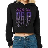 Woman Birthday Dripping Rhinestone For Girl For Mom Vintage Premium T Cropped Hoodie | Artistshot