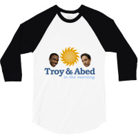 Troy And Abed In The Morning 3/4 Sleeve Shirt | Artistshot