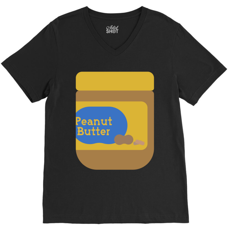 Peanut Butter V-neck Tee | Artistshot