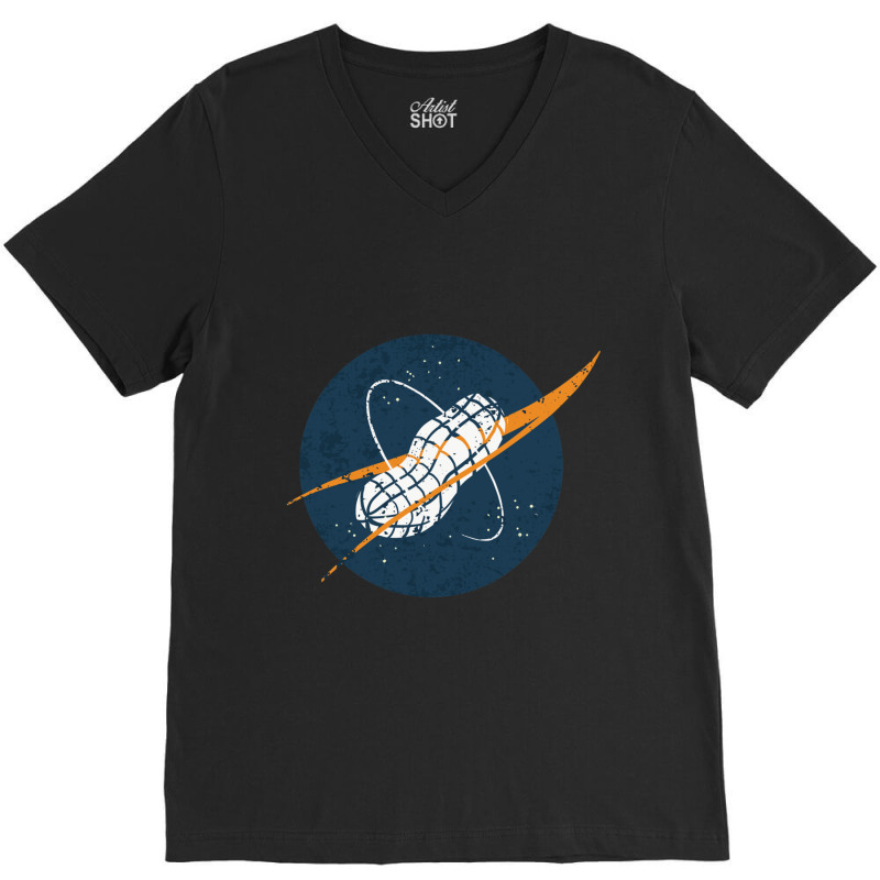 Peanuts Vintage Space V-neck Tee | Artistshot