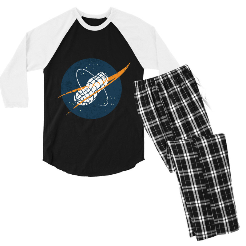 Peanuts Vintage Space Men's 3/4 Sleeve Pajama Set | Artistshot