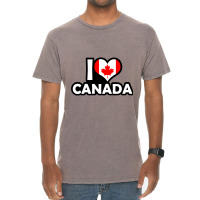 I Love Canada- For All Canada Fans Vintage T-shirt | Artistshot