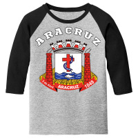 Aracruz Coat Of Arms Flag National Pride Gift Souvenir T Shirt Youth 3/4 Sleeve | Artistshot