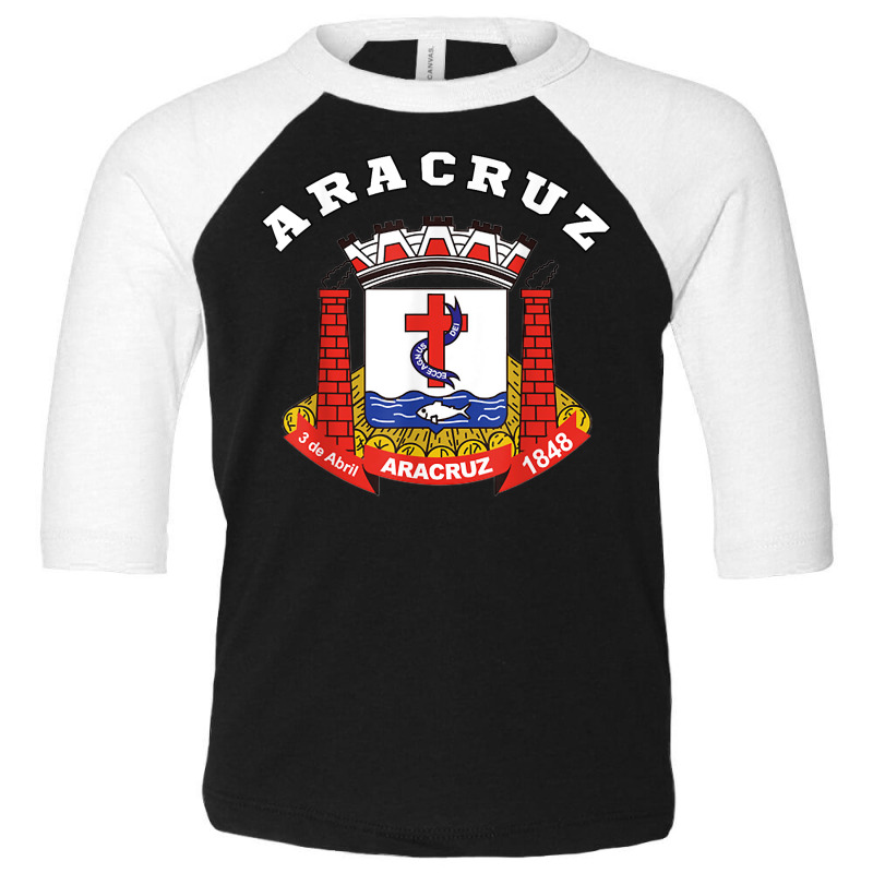 Aracruz Coat Of Arms Flag National Pride Gift Souvenir T Shirt Toddler 3/4 Sleeve Tee by enaqr0esch | Artistshot