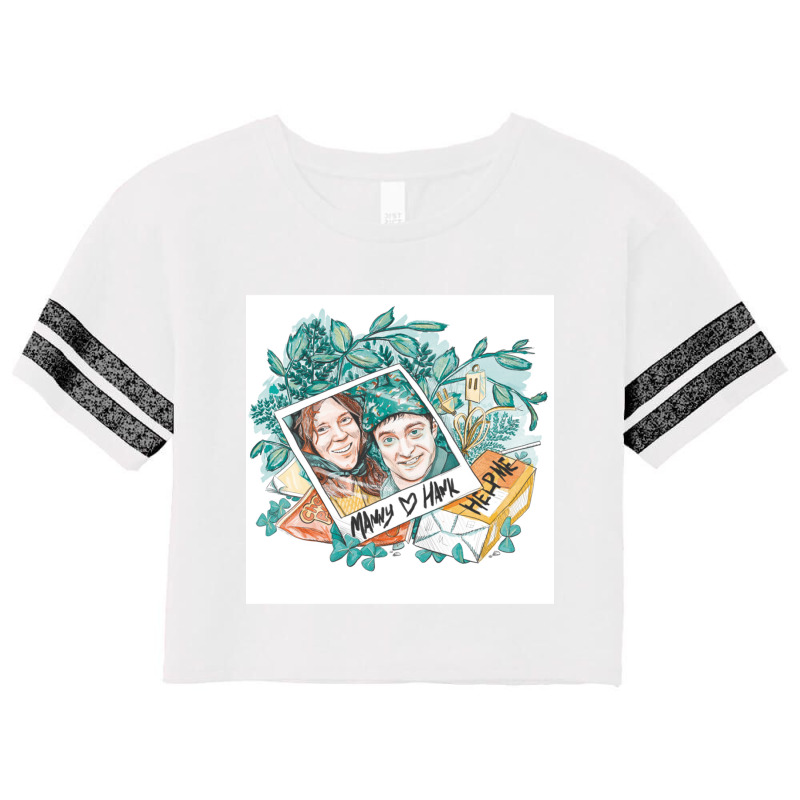 Manny Hearts Hank Scorecard Crop Tee by GREGUFFMAN | Artistshot