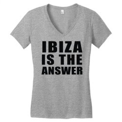 ibiza is the answer Women's V-Neck T-Shirt | Artistshot