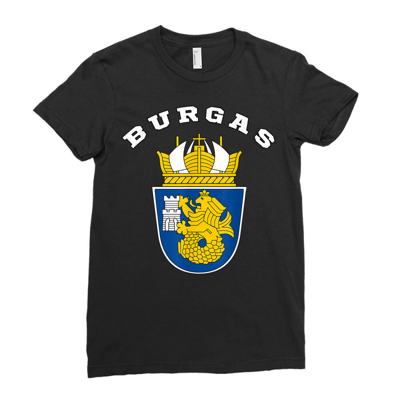 Burgas Coat Of Arms Flag National Pride Gift Souvenir T Shirt Ladies Fitted T-Shirt by rowenapas5d | Artistshot